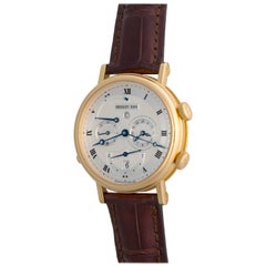 Breguet Yellow Gold Classique GMT Alarm Power Reserve Automatic Wristwatch