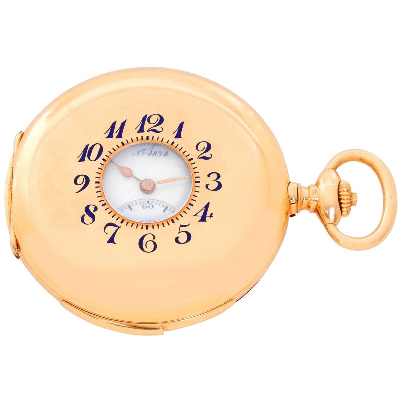 Breguet Yellow Gold Minute Repeater Pocket Watch