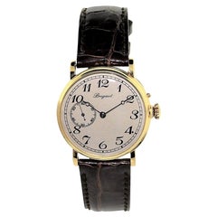 Breguet Yellow Gold Pin Set Manual Wind Watch, circa 1900's