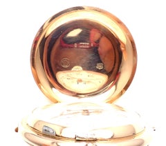 Breguet Yellow Gold Quarter Repeater Large Hunter Case Pocket Stop Watch
