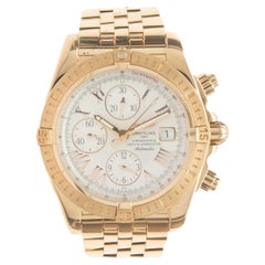 Breitling 18 Karat Rose Gold Chronomat Evolution