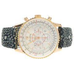 Breitling 18 Karat Rose Gold Navitimer Mont Brilliant
