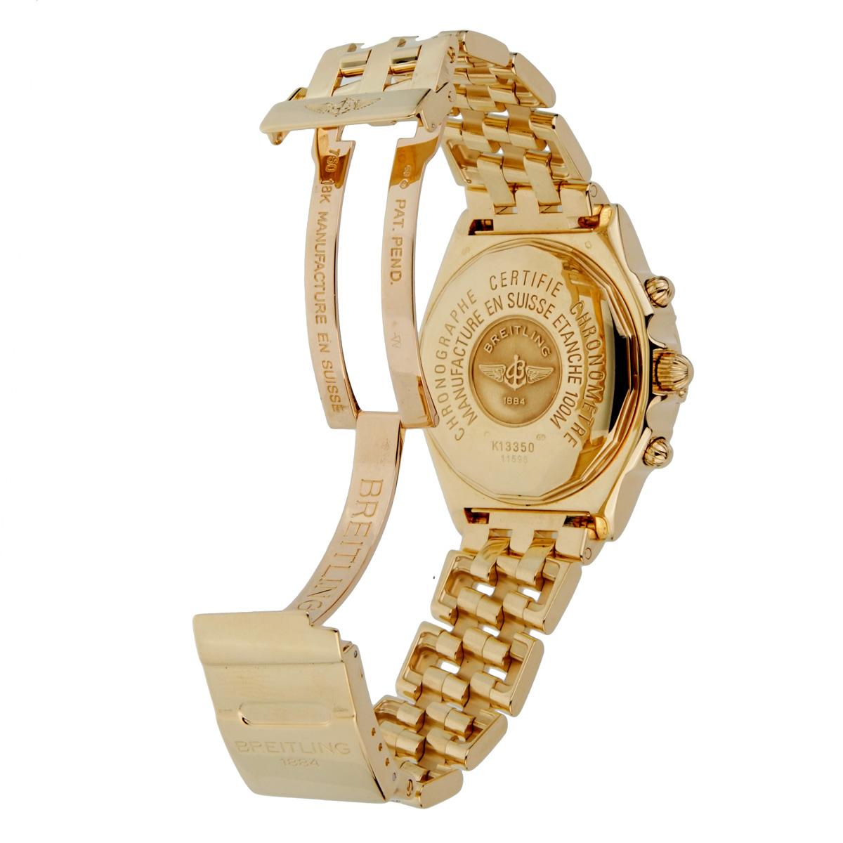 breitling uhr gold 750