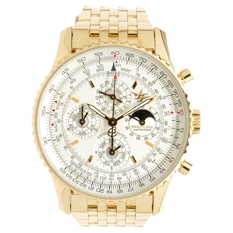 Breitling 18k Yellow Gold Navitimer Quantieme Perpetual Calendar