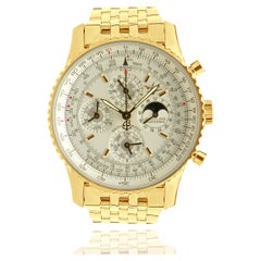 Breitling 18k Yellow Gold Navitimer Quantieme Perpetual Calendar 43mm