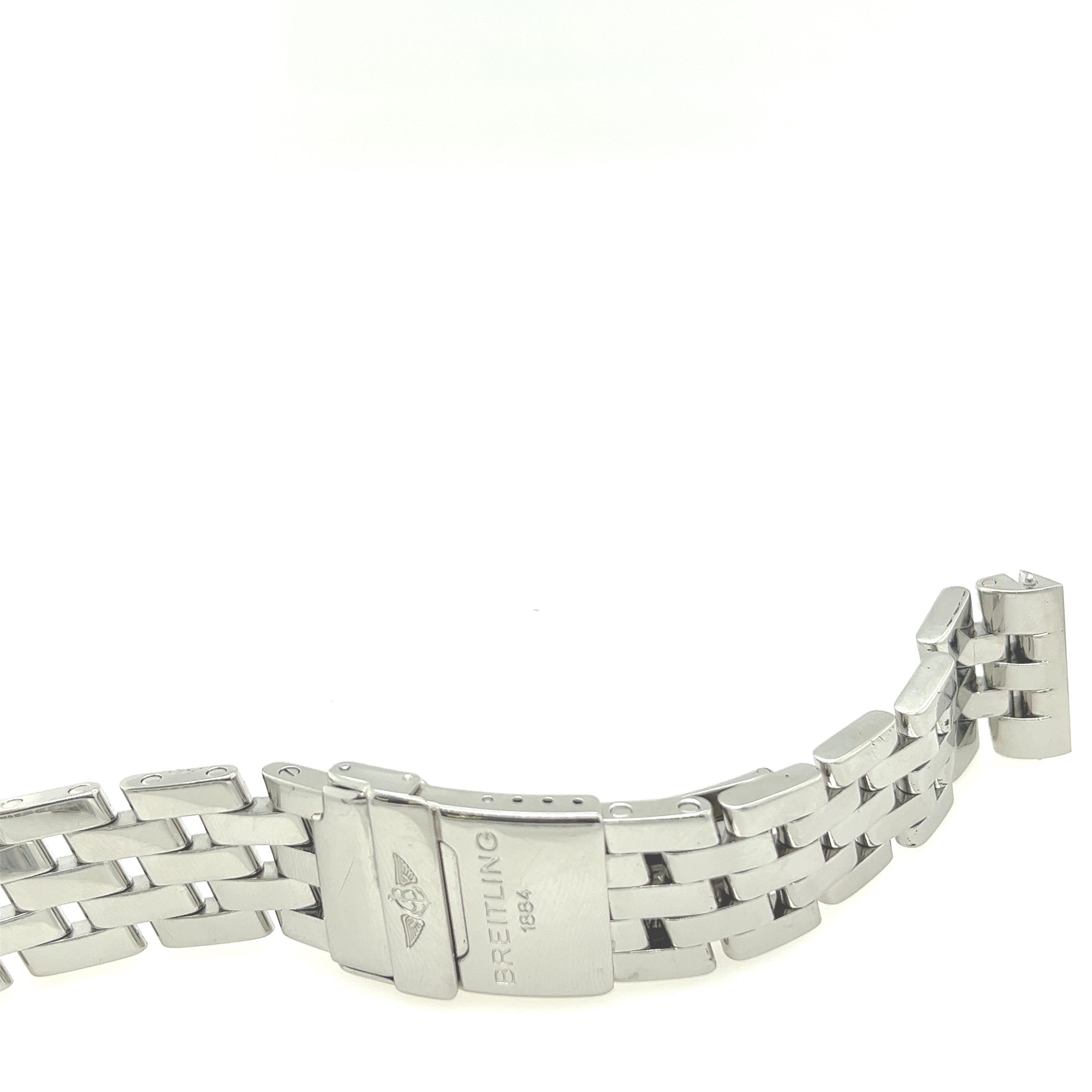 Breitling 350A Kopfteil 18mm Edelstahl-Uhrarmband 1