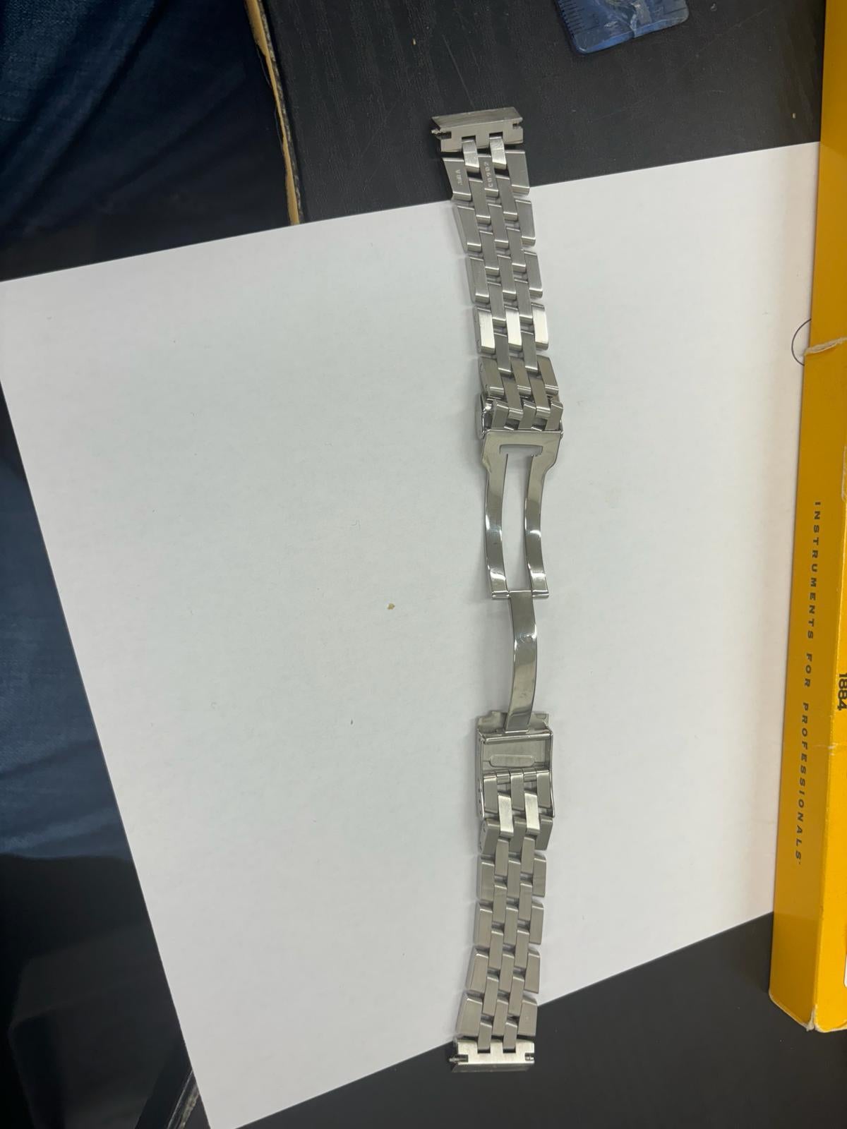 Breitling 350A Bracelet de montre à remontage tête-de-poule en acier inoxydable 18 mm 3