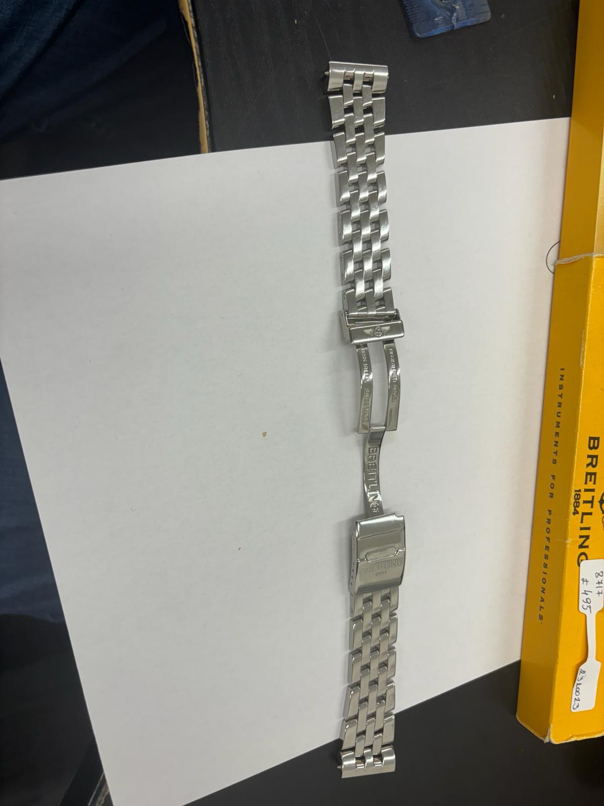 Breitling 350A Kopfteil 18mm Edelstahl-Uhrarmband 4