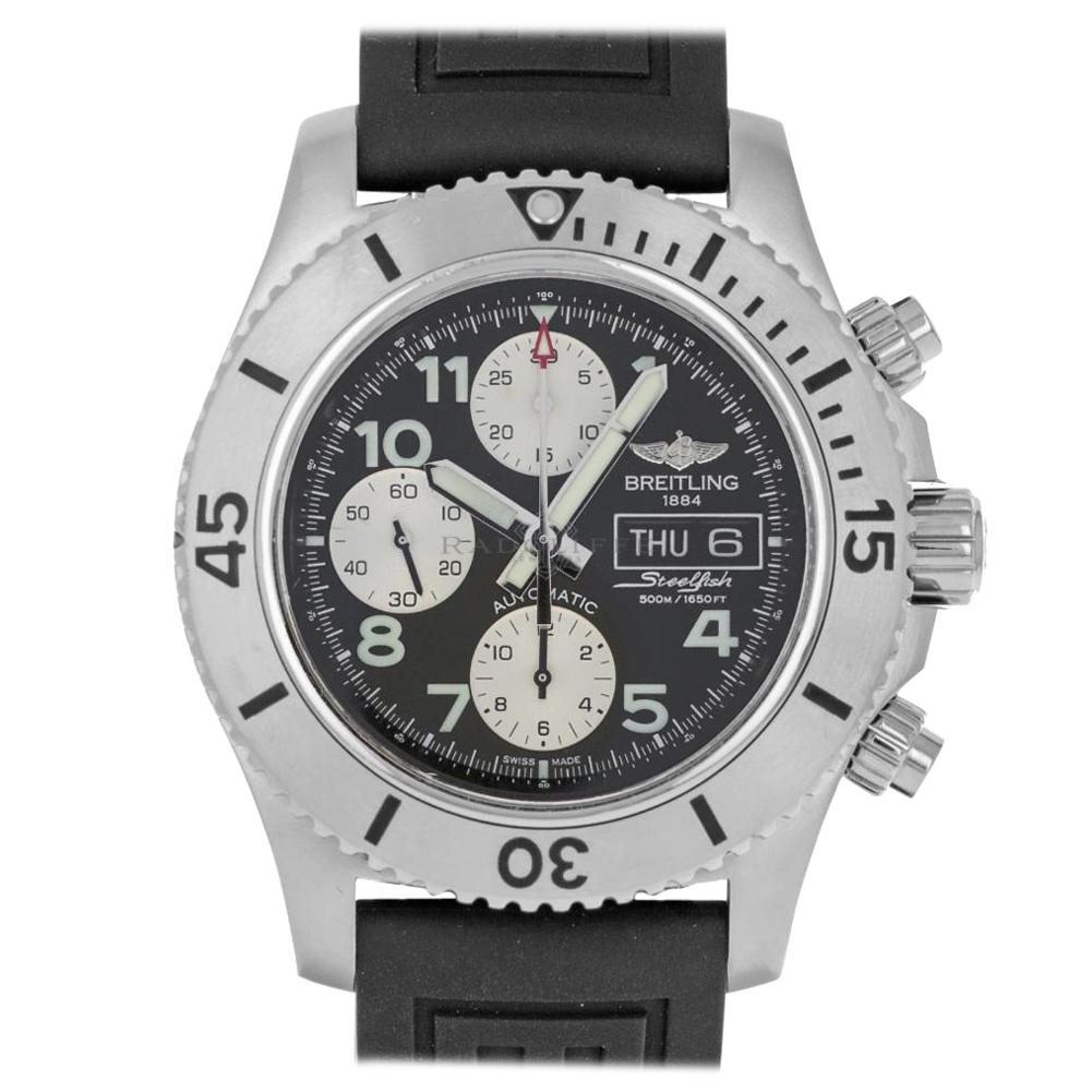 Breitling A13341 SuperOcean Steelfish Chronograph Steel Swiss Automatic Watch