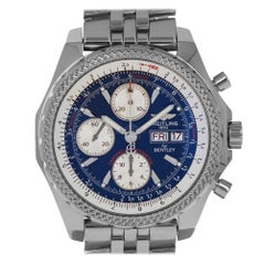 Breitling A13362 Bentley GT Blue Stick Dial Steel Swiss Automatic Chronograph