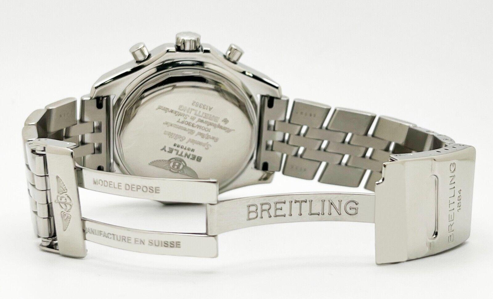 Breitling A13362 Bentley Motors GT Weißes Zifferblatt Edelstahl Box Papiere 3