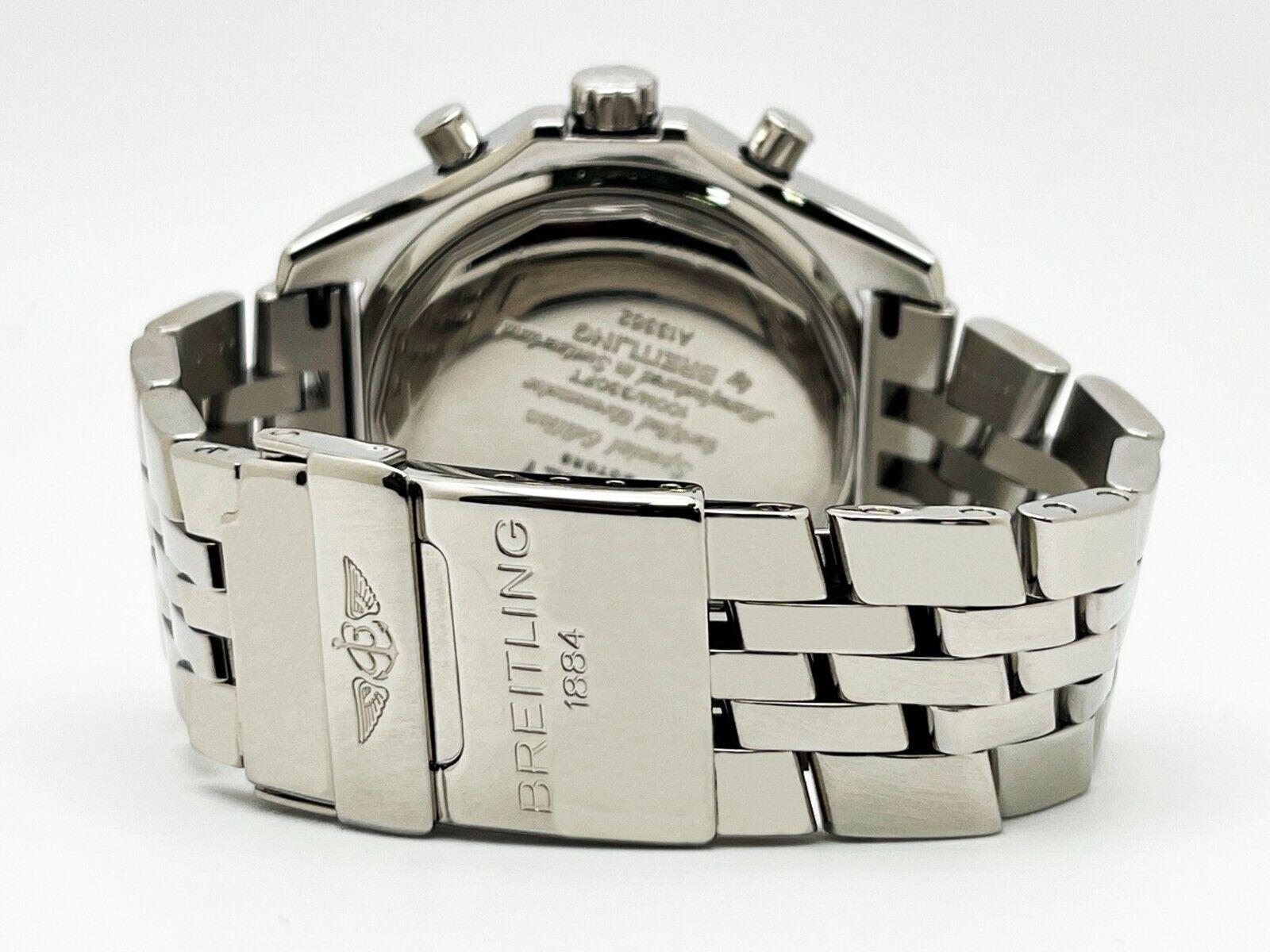 Breitling A13362 Bentley Motors GT Weißes Zifferblatt Edelstahl Box Papiere 4
