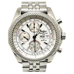 Breitling A13362 Bentley Motors GT White Dial Stainless Steel Box Papers