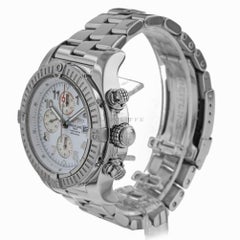 Breitling A13370 White Arabic Super Avenger SA Chronograph Automatic Movement