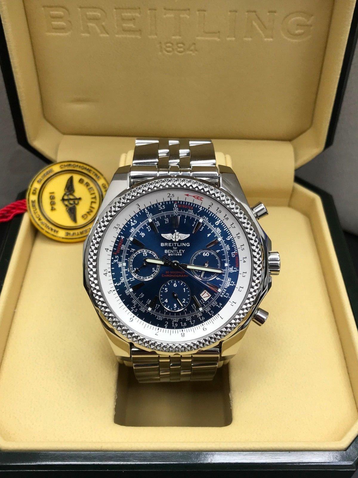 bentley motors special edition certified chronometer 100m 330ft by breitling a25362