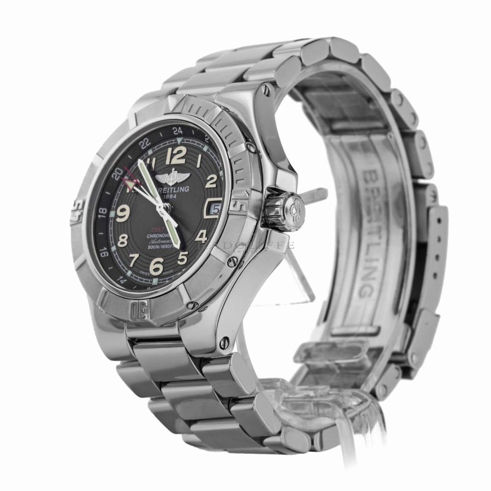 Breitling A32370 Colt GMT A3237011/B955 Edelstahl Schweizer Automatikuhr Damen