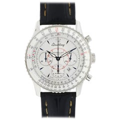 Used Breitling A41330 Navitimer Montbrillant Chronograph Stainless Steel Watch