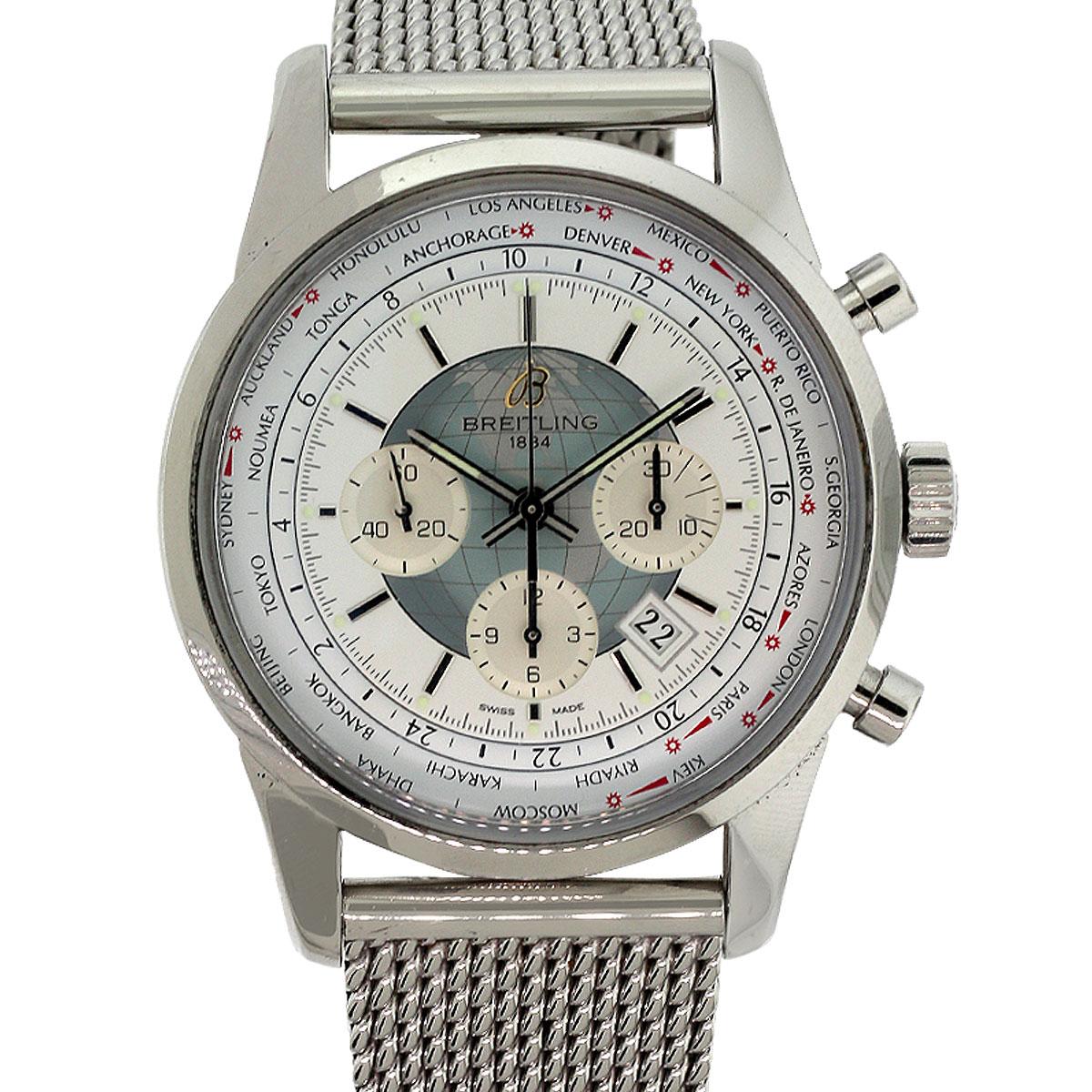Marke: Breitling
MPN: AB0510
Modell: Transocean
Gehäusematerial: Rostfreier Stahl
Gehäusedurchmesser: 46mm
Lünette: Einseitig drehbare Lünette aus Edelstahl
Zifferblatt: Weißes Zifferblatt mit Globe Design
Armband: Rostfreier Stahl
Kristall: