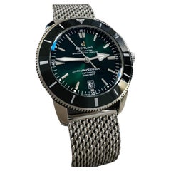 Breitling AB2020 Superocean Heritage B20 Grünes Zifferblatt Edelstahl Box Papier 2022