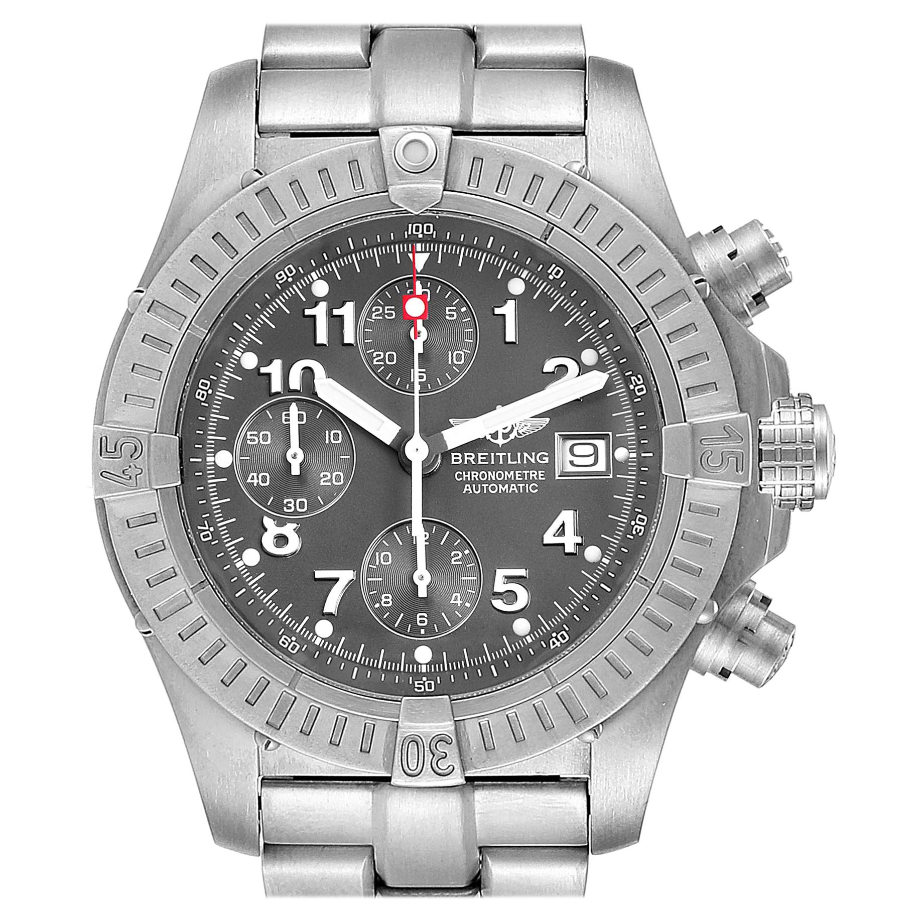 Breitling Aeromarine Avenger Chronograph Titanium Men's Watch E13360