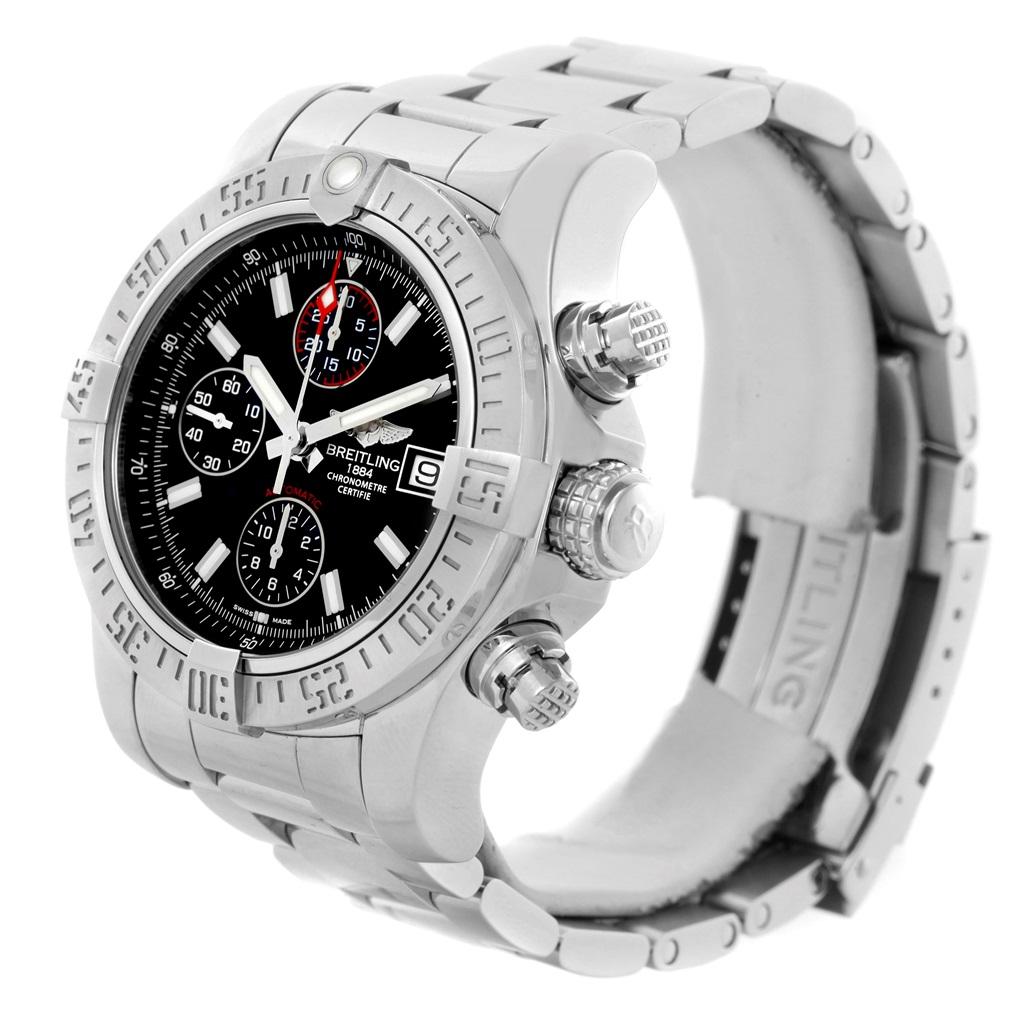 Men's Breitling Aeromarine Avenger II Black Dial Men’s Watch A13381