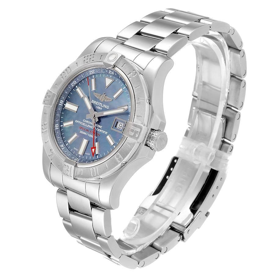 breitling avenger mother of pearl