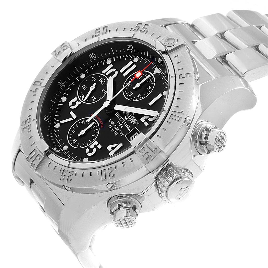 Breitling Aeromarine Avenger Skyland Black Dial Men's Watch A13380 For Sale 1