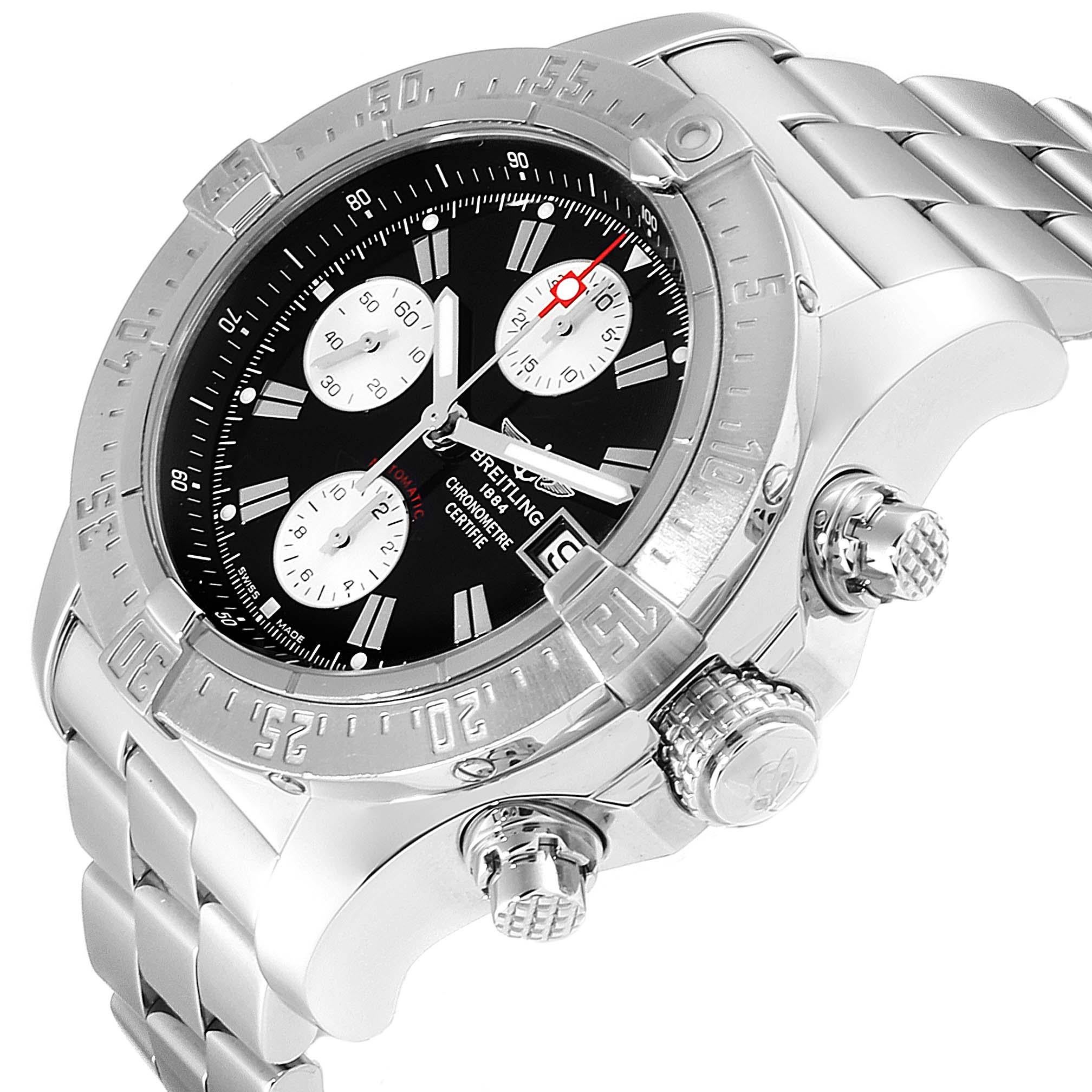 Breitling Aeromarine Avenger Skyland Black Dial Men's Watch A13380 1