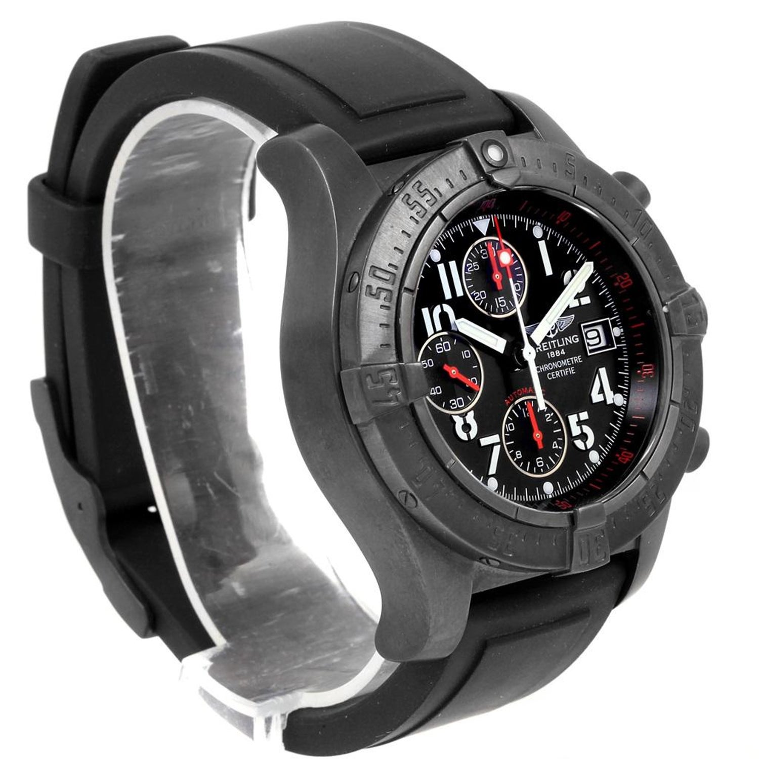 Breitling Aeromarine Avenger Skyland Blacksteel Limited Watch M13380 At 1stdibs