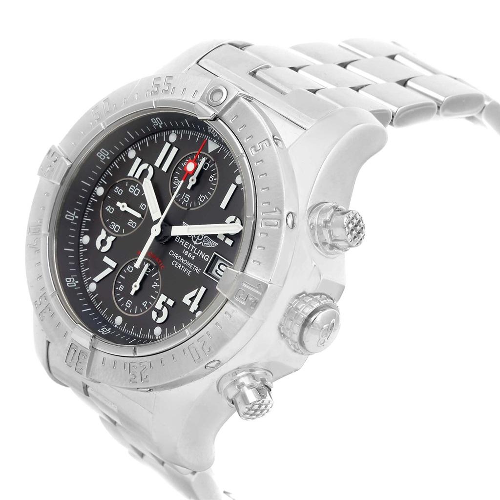 Breitling Aeromarine Avenger Skyland Grey Dial Men’s Watch A13380 2