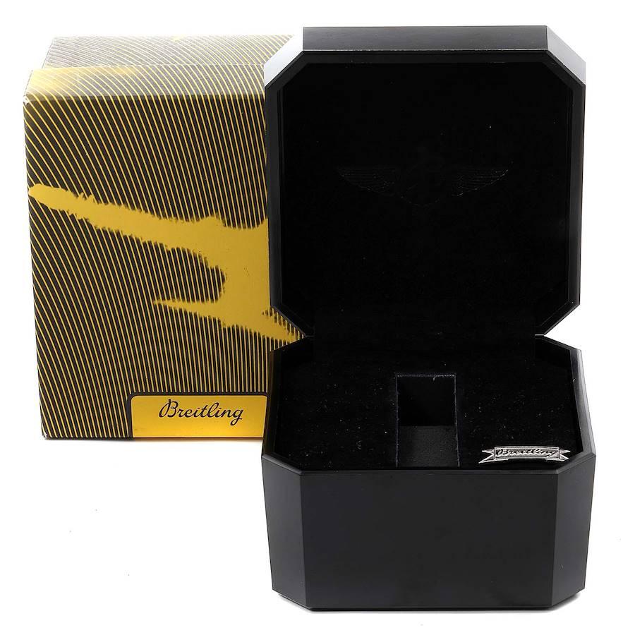 Breitling Aeromarine Chrono Avenger M1 Yellow Dial Titanium Watch E73360 Box 3