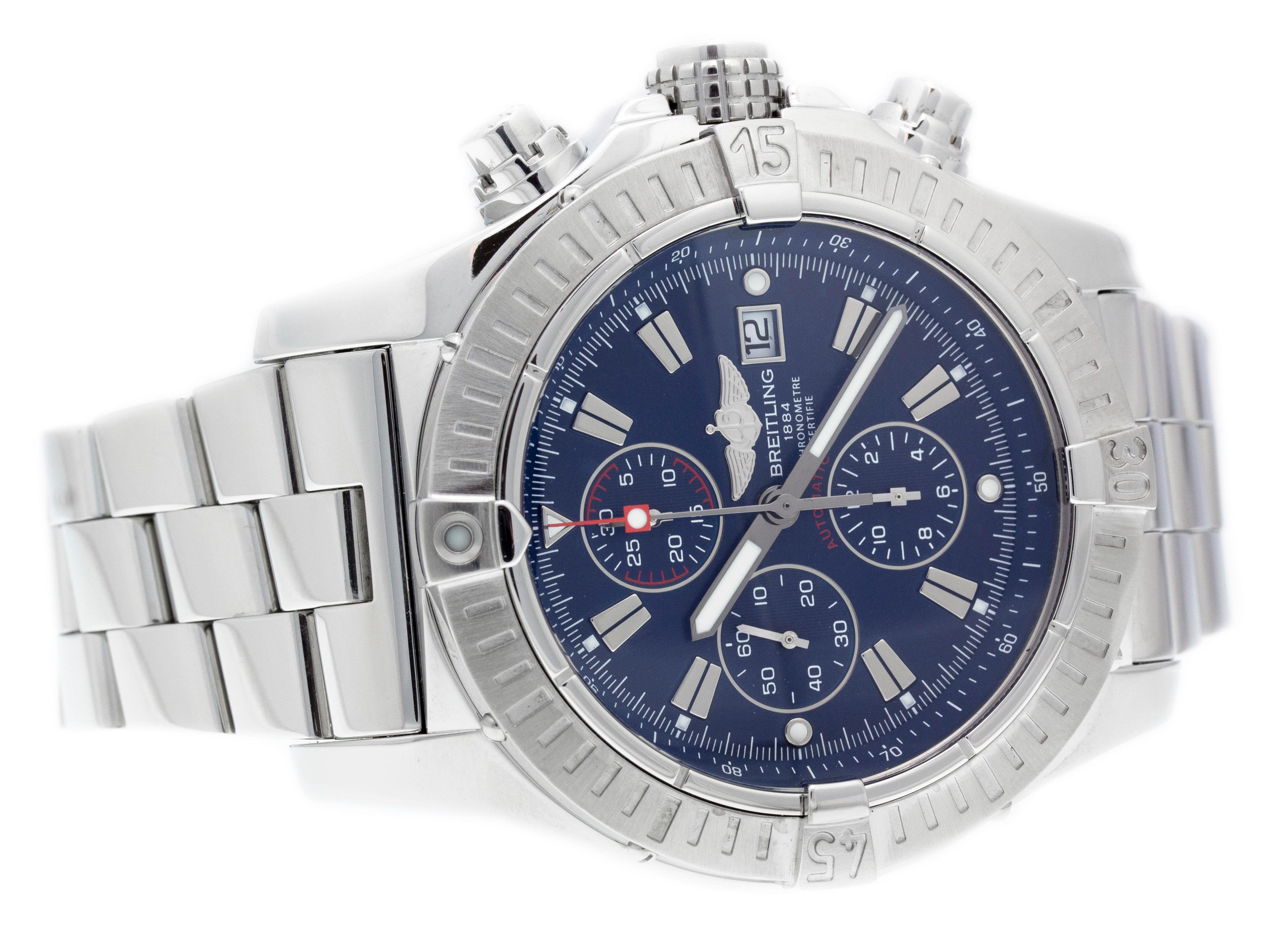 Breitling Aeromarine Super Avenger A1337011/C757 In Excellent Condition In Willow Grove, PA