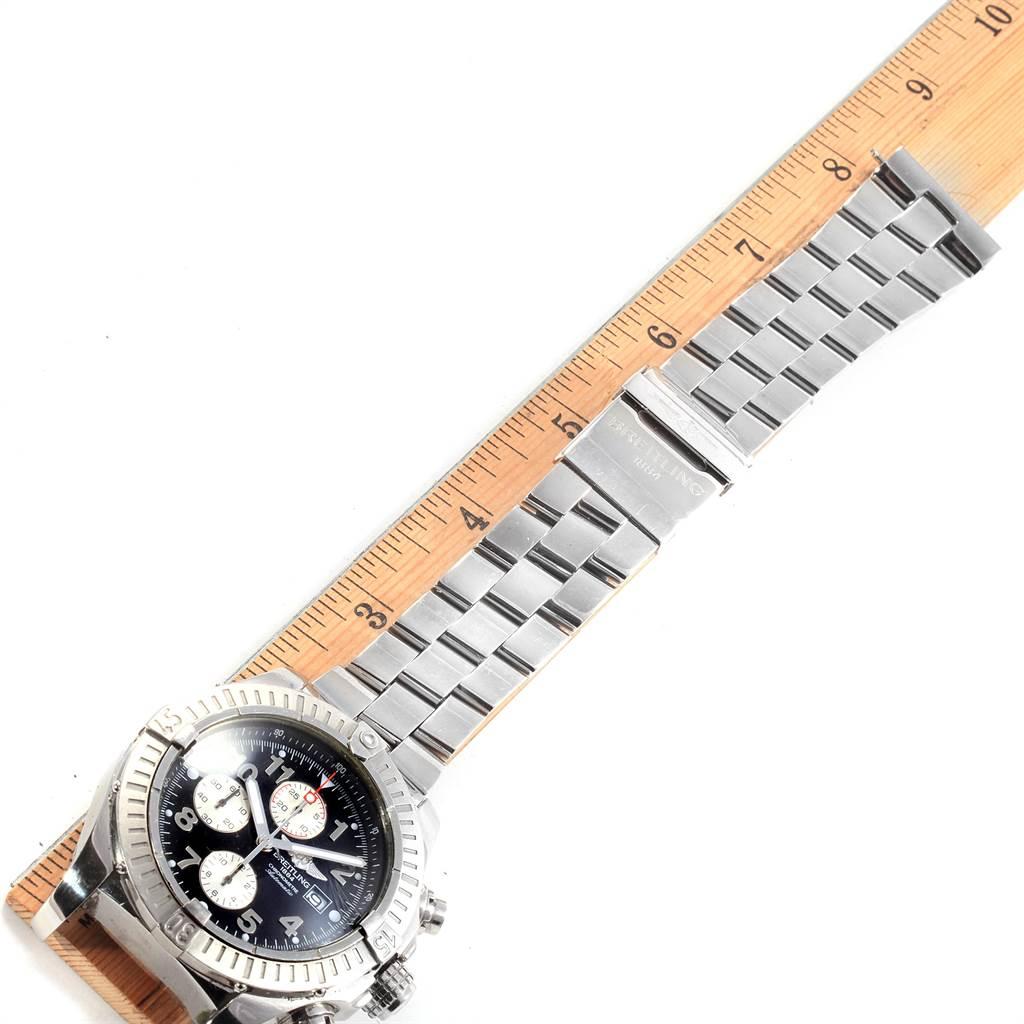 Breitling Aeromarine Super Avenger Black Dial Men's Watch A13370 8