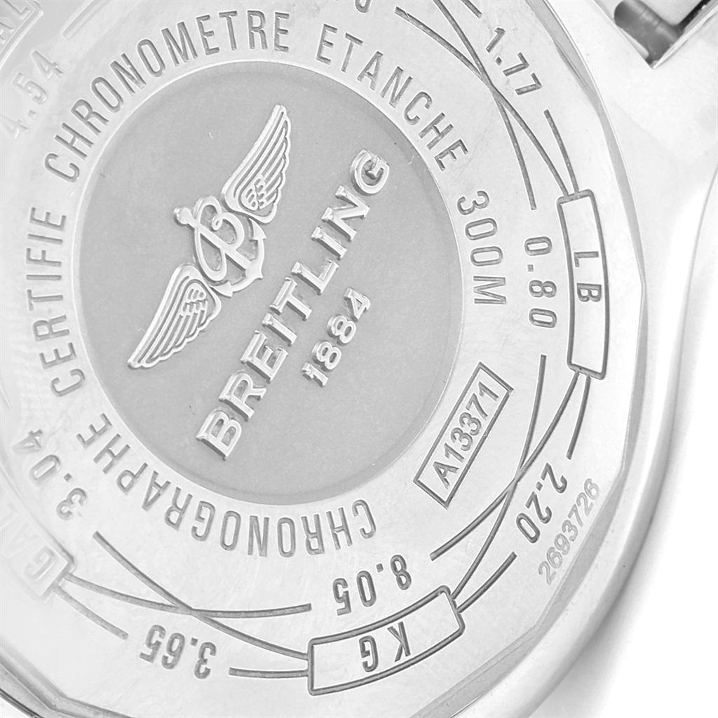 Breitling Aeromarine Super Avenger Black Dial Steel Men’s Watch A13371 4