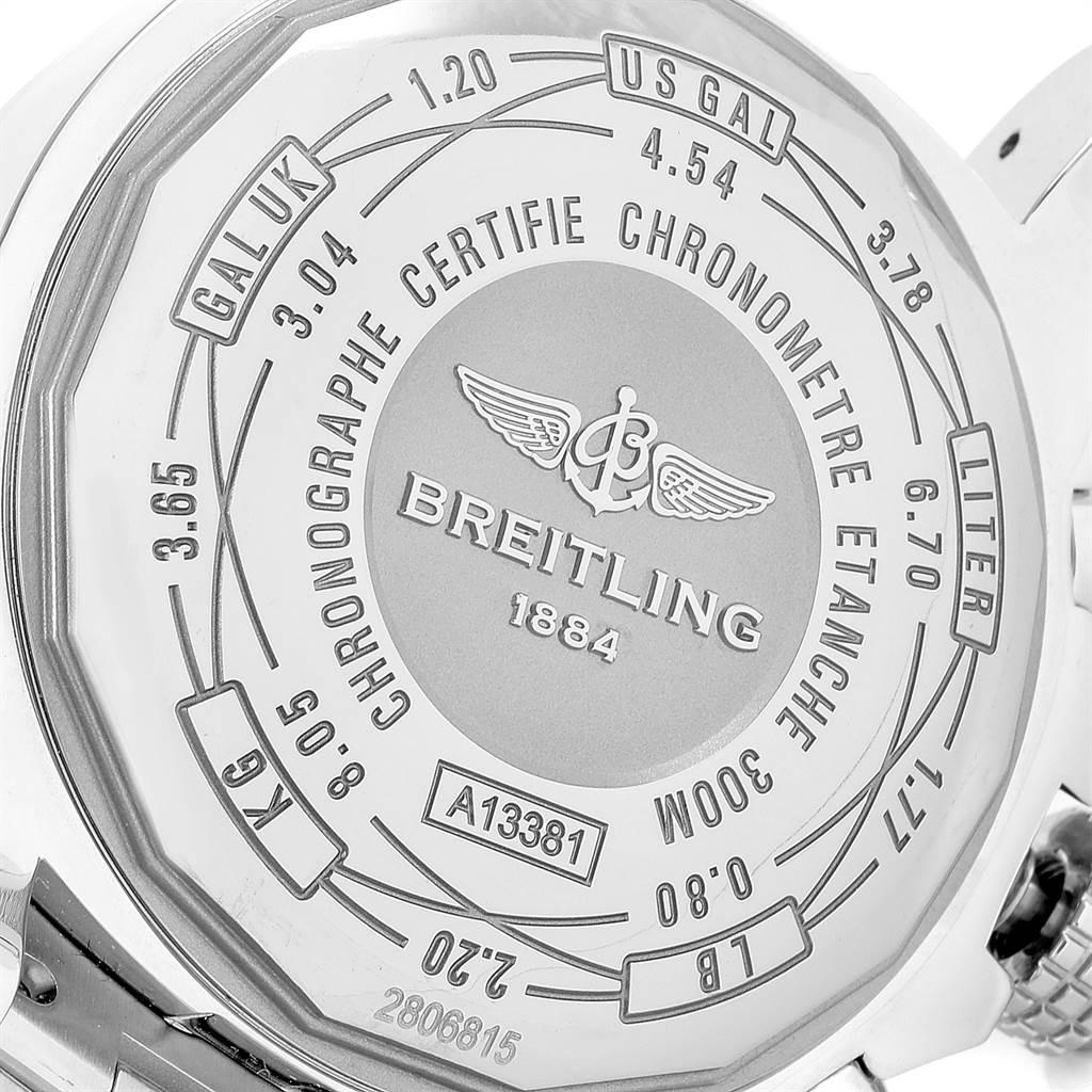 Breitling Aeromarine Super Avenger Black Dial Watch A13381 Card 3