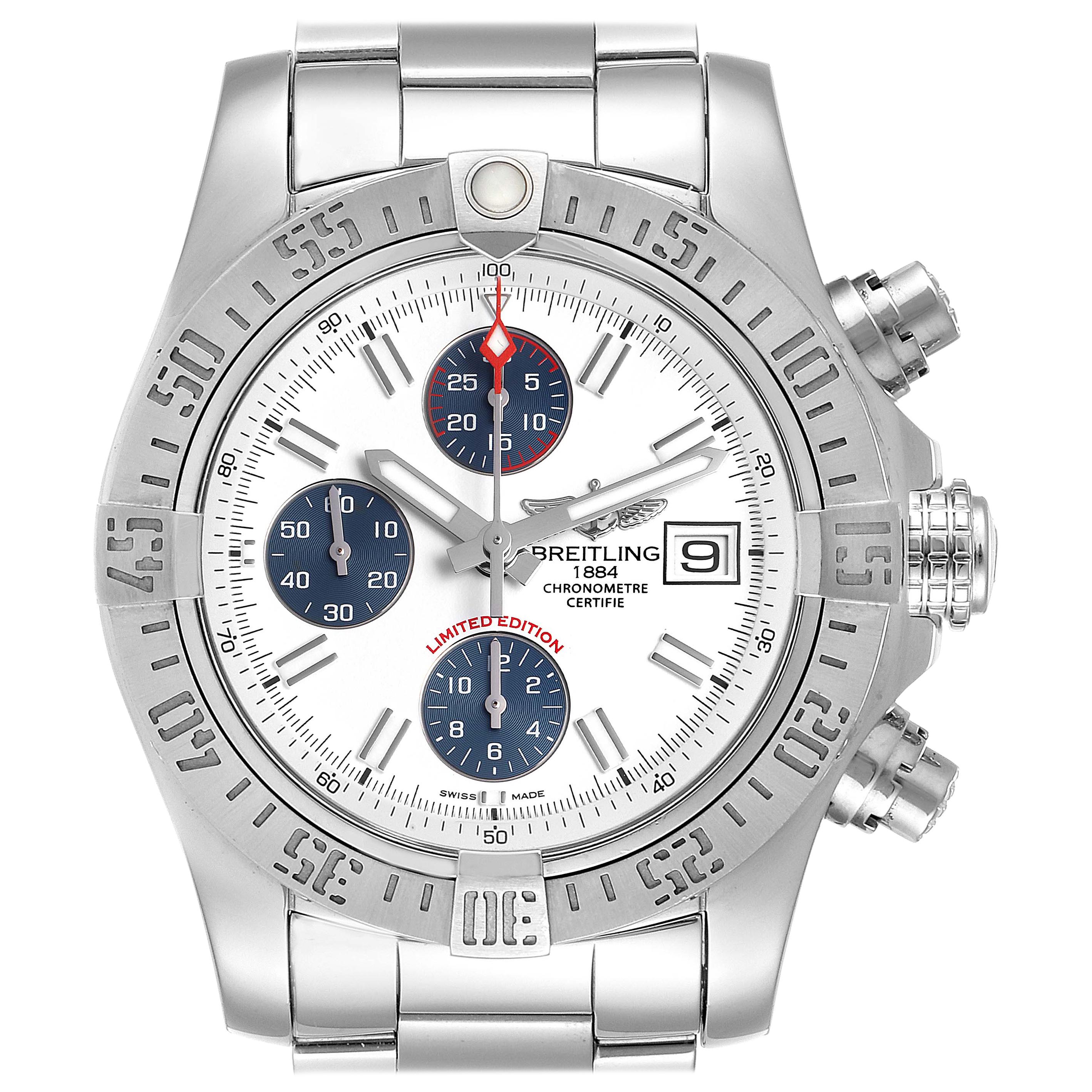 Breitling Aeromarine Super Avenger Men’s Watch A13381 For Sale