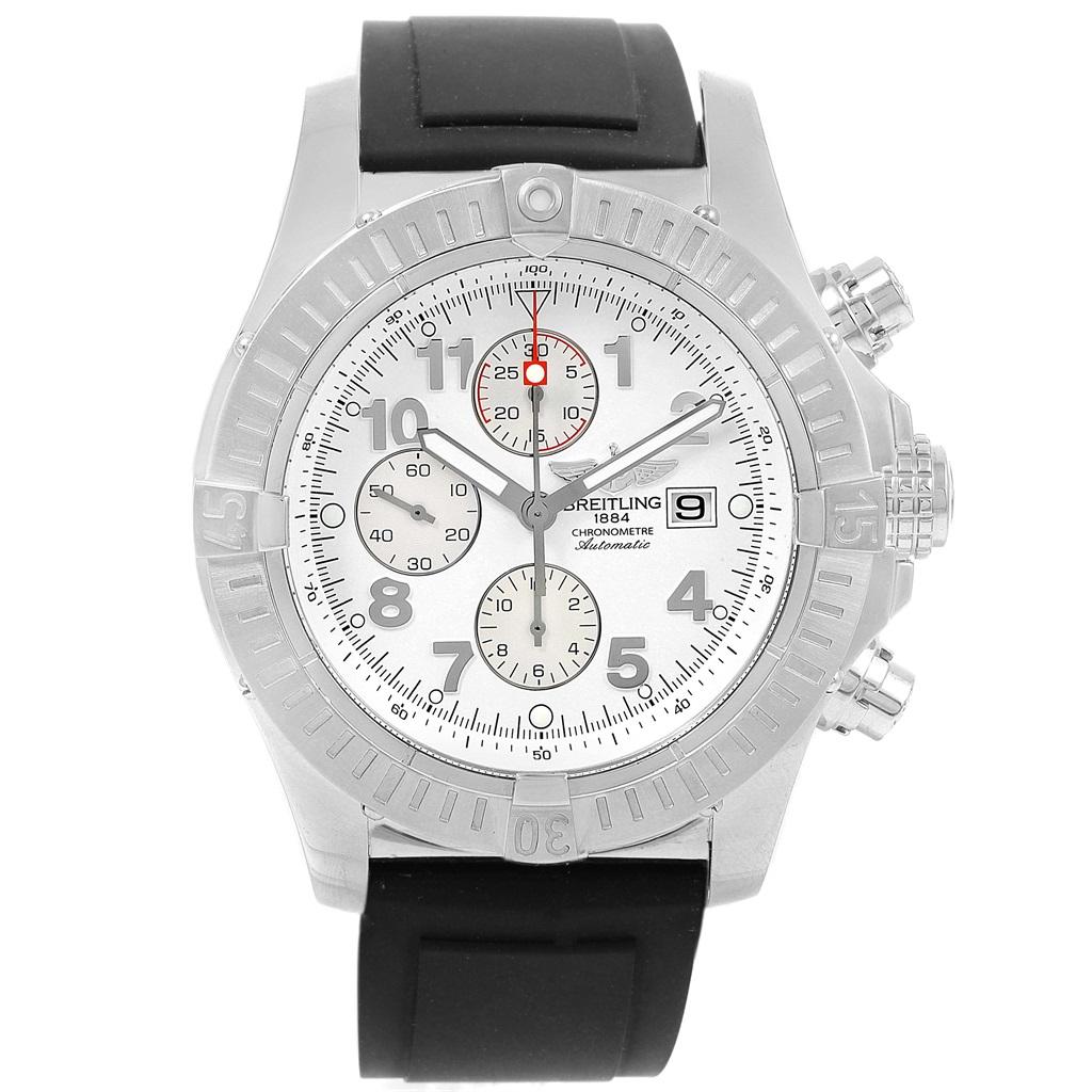 breitling avenger rubber strap