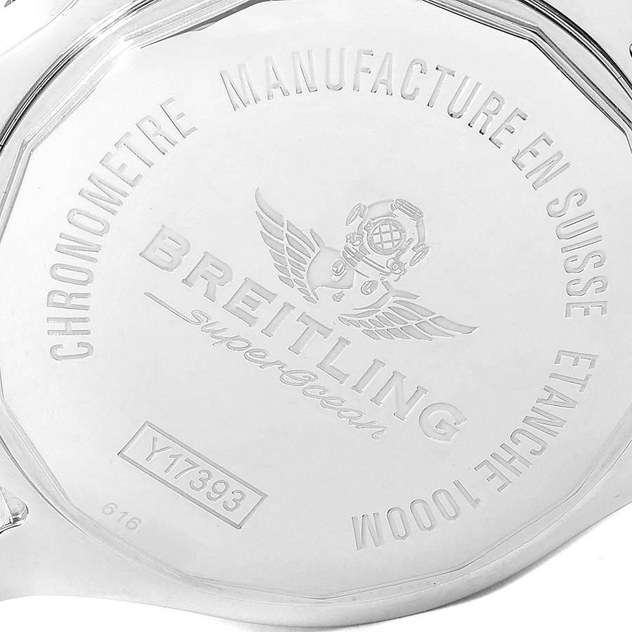Breitling Aeromarine Superocean 44 Black Dial Watch Y17393 Box Papers 3