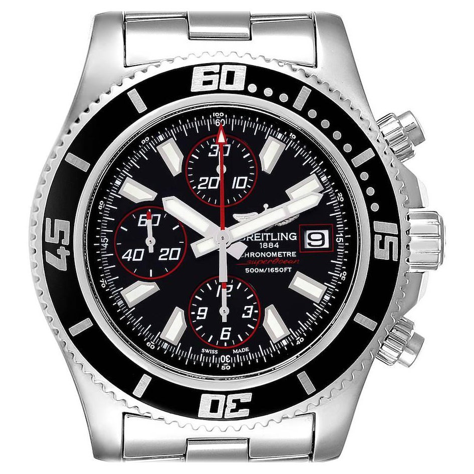 Reloj Cronógrafo Breitling Aeromarine SuperOcean II A13341 Caja Papeles
