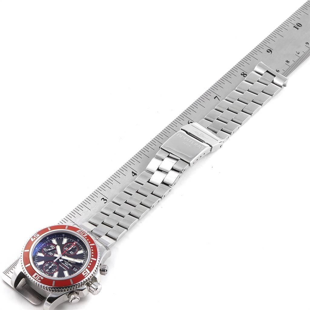 Breitling Aeromarine SuperOcean II Red Bezel Limited Edition Watch A13341 3