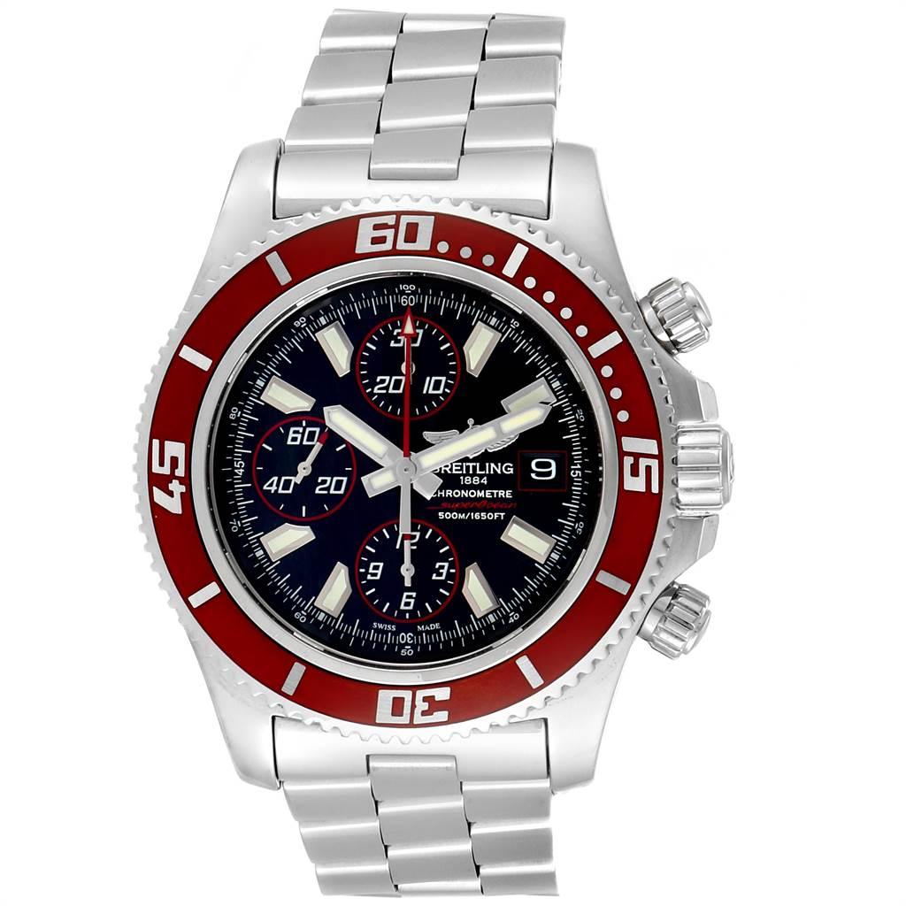 breitling red watch