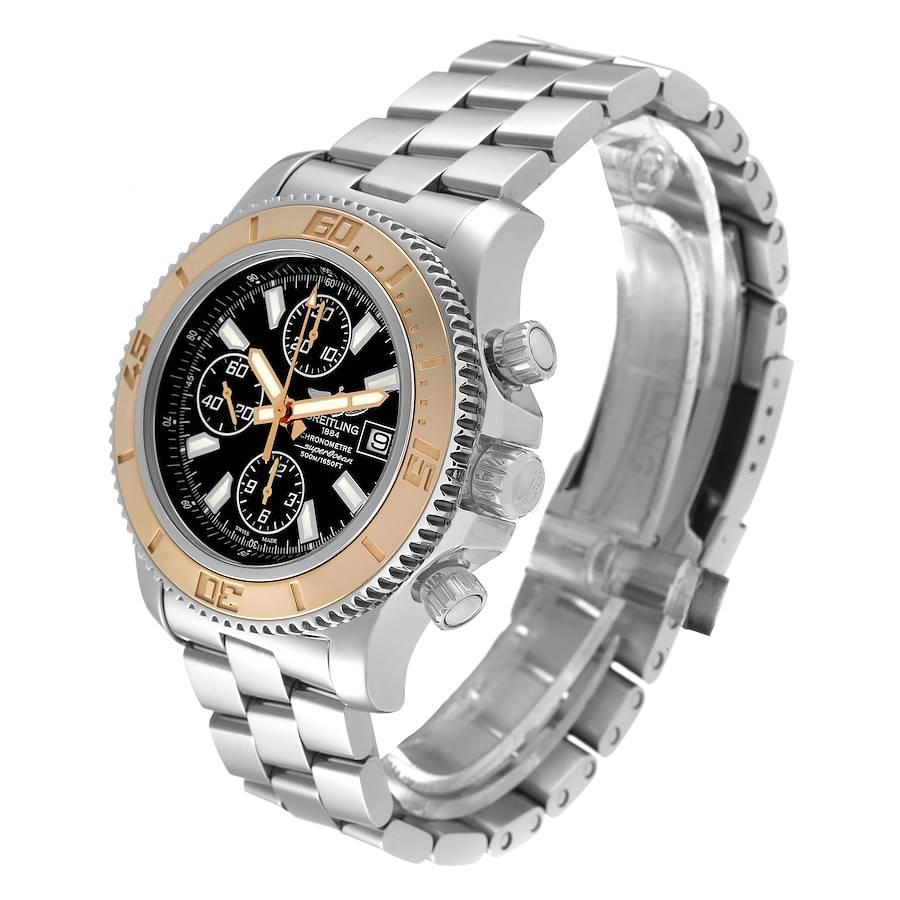 Breitling Aeromarin SuperOcean II Stahl-Roségold-Uhr C13341 Boxkarte Herren