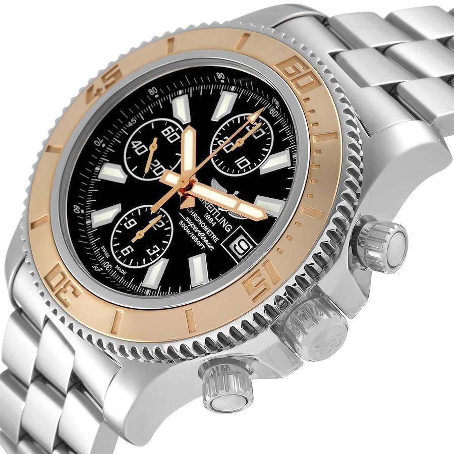 Breitling Aeromarin SuperOcean II Stahl-Roségold-Uhr C13341 Boxkarte 1