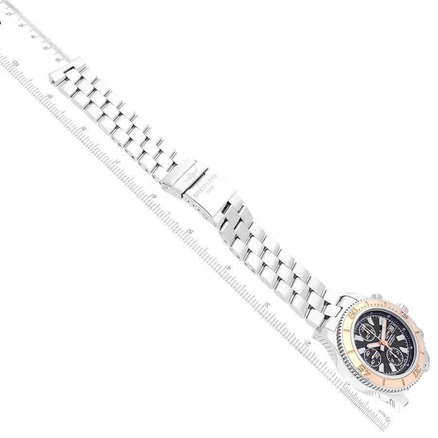 Breitling Aeromarin SuperOcean II Stahl-Roségold-Uhr C13341 Boxkarte 5