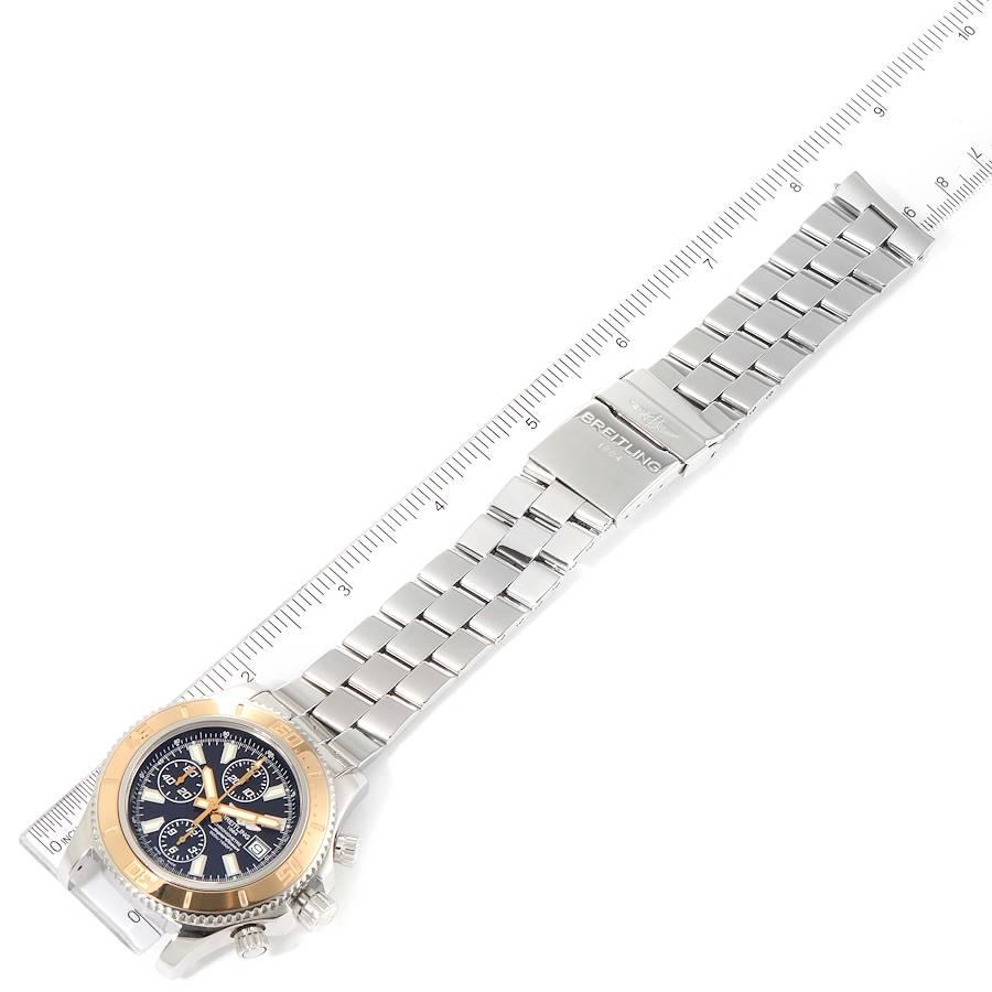 Breitling Aeromarine SuperOcean II Steel Rose Gold Watch C13341 Box Papers For Sale 3