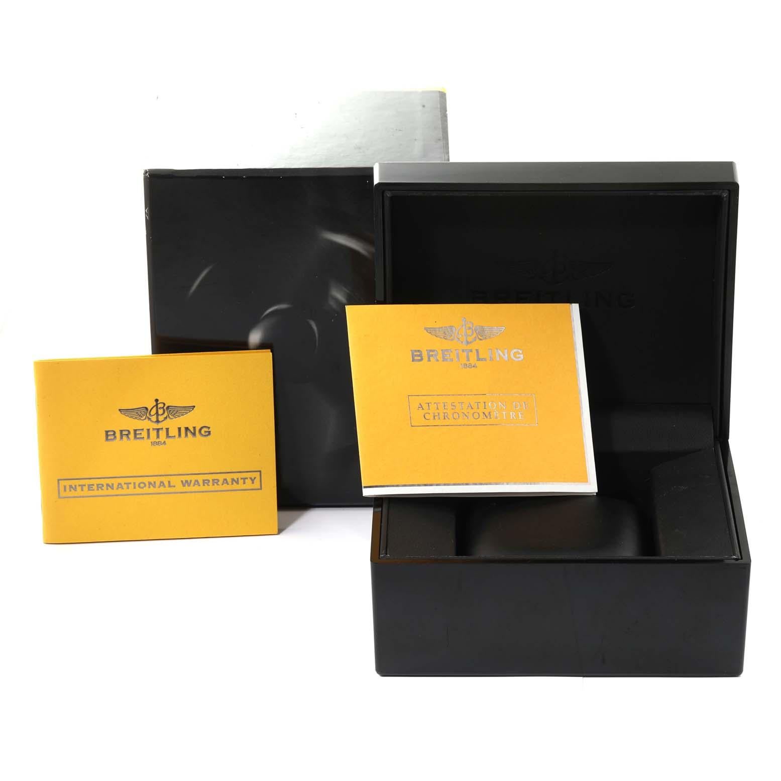 Breitling Aeromarine Superocean Silver Dial Steel Mens Watch A13340 Box Papers 2