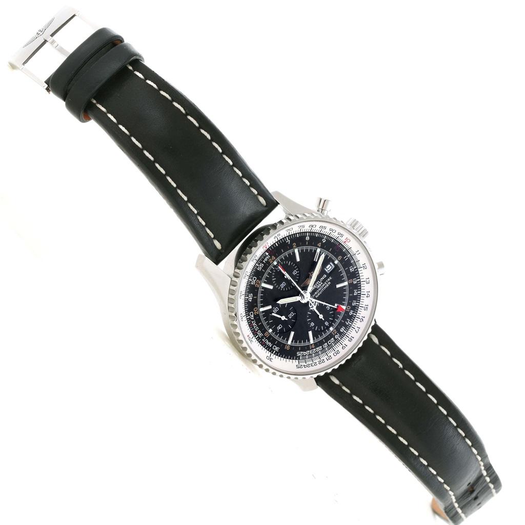 Breitling Aeromarine Superocean Steelfish Black Dial Watch A17390 6