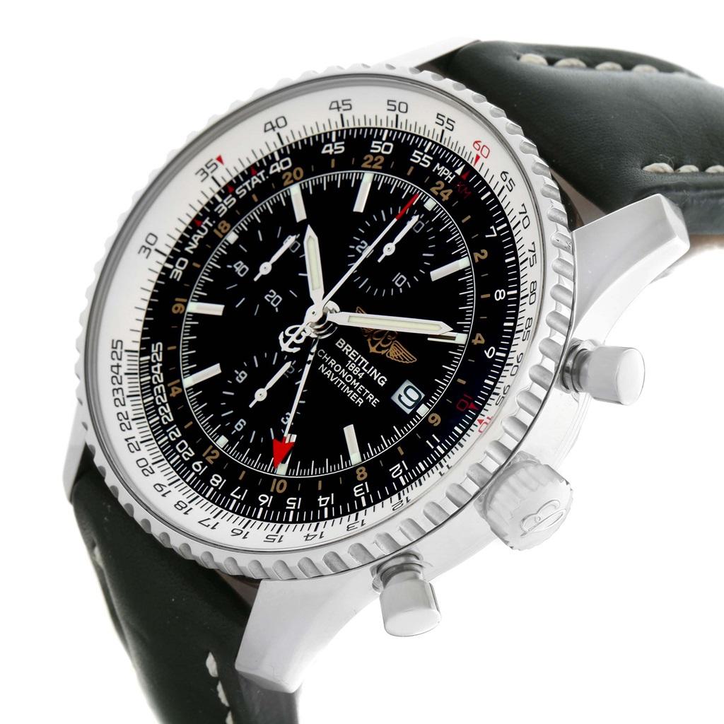 Breitling Aeromarine Superocean Steelfish Black Dial Watch A17390 2