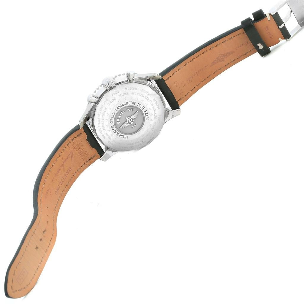 Breitling Aeromarine Superocean Steelfish Black Dial Watch A17390 5