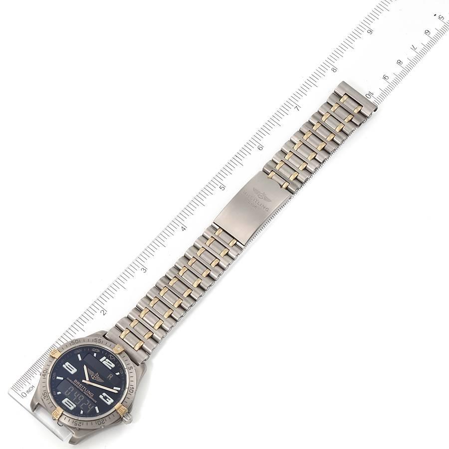 Breitling Aerospace Advantage Titanium Perpetual Alarm Watch F75362 Papers For Sale 2
